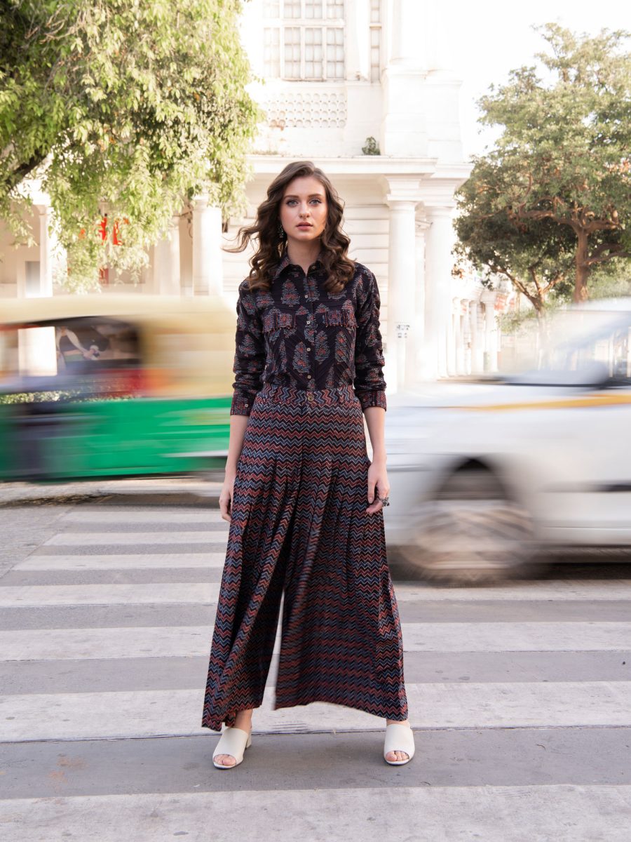 Urban fashion look at crosswalk with motion campaign Photography by Sandeep Vishwakarma.jpg